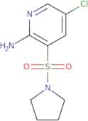 5-Chloro-3-(pyrrolidin-1-ylsulfonyl)pyridin-2-amine