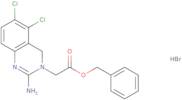 2-Amino-5,6-dichloro-3(4H)-quinazoline acetic acid benzyl ester hydrobromide
