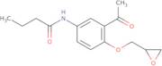 3'-Acetyl-4'-(2,3-epoxypropoxy)butyranilide