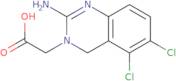 2-Amino-5,6-dichloro-3(4H)-quinazoline acetic acid