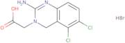 2-Amino-5,6-dichloro-3(4H)-quinazoline acetic acid hydrobromide