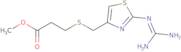 3-[[[2-[(Aminoiminomethyl)amino]-4-thiazolyl]methyl]thio]-propanoic acid methyl ester