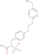 a-(Aminocarbonyl)-4-[2-(5-ethyl-2-pyridinyl)ethoxy]benzeneethanesulfonic acid