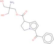 (2-Amino-2-(hydroxymethyl)propane-3-ol-1-yl) (5-benzoyl-2,3-dihydro-1H-pyrrolizine-1-carboxylate), racemic