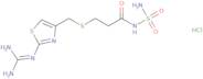 N-(Aminosulphonyl)-3-[[[2-[(aminoiminomethyl)amino]-4-thiazolyl]methyl]thio]propanamide, hydrochloride