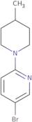 5-Bromo-2-(4-methylpiperidino)pyridine