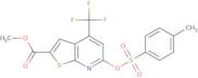 Methyl 6-[(4-methylbenzenesulfonyl)oxy]-4-(trifluoromethyl)thieno[2,3-b]pyridine-2-carboxylate