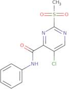 5-Chloro-2-methanesulfonyl-N-phenylpyrimidine-4-carboxamide