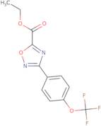 Ethyl 3-(4-(trifluoromethoxy)phenyl)-1,2,4-oxadiazole-5-carboxylate