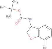 tert-Butyl N-[(3S)-7-bromo-2,3-dihydro-1-benzofuran-3-yl]carbamate