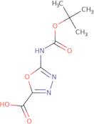 5-{[(tert-Butoxy)carbonyl]amino}-1,3,4-oxadiazole-2-carboxylic acid
