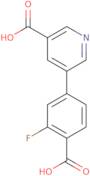 5-(4-Carboxy-3-fluorophenyl)nicotinic acid