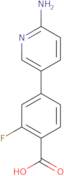 4-(6-Aminopyridin-3-yl)-2-fluorobenzoic acid