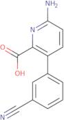 6-Amino-3-(3-cyanophenyl)picolinic acid