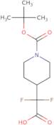 2-{1-[(tert-butoxy)carbonyl]piperidin-4-yl}-2,2-difluoroacetic acid