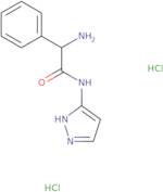 2-Amino-2-phenyl-N-(1H-pyrazol-3-yl)acetamide dihydrochloride