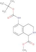 Methyl 5-{[(tert-butoxy)carbonyl]amino}-1,2,3,4-tetrahydroisoquinoline-1-carboxylate