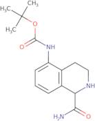 tert-Butyl N-(1-carbamoyl-1,2,3,4-tetrahydroisoquinolin-5-yl)carbamate