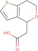 2-{4H,6H,7H-Thieno[3,2-c]pyran-4-yl}acetic acid
