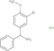 (3-Bromo-4-methoxyphenyl)(phenyl)methanamine hydrochloride