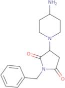 3-(4-Aminopiperidin-1-yl)-1-benzylpyrrolidine-2,5-dione