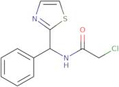 2-Chloro-N-[phenyl(1,3-thiazol-2-yl)methyl]acetamide