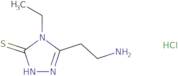 5-(2-Aminoethyl)-4-ethyl-4H-1,2,4-triazole-3-thiol hydrochloride