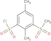 3-Methanesulfonyl-2,5-dimethylbenzene-1-sulfonyl chloride