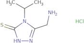 5-(Aminomethyl)-4-(propan-2-yl)-4H-1,2,4-triazole-3-thiol hydrochloride