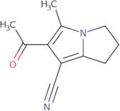 6-Acetyl-5-methyl-2,3-dihydro-1H-pyrrolizine-7-carbonitrile