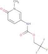 2,2,2-Trifluoroethyl N-(1-methyl-6-oxo-1,6-dihydropyridin-3-yl)carbamate