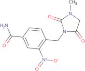 4-[(3-Methyl-2,5-dioxoimidazolidin-1-yl)methyl]-3-nitrobenzamide