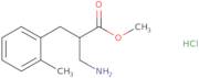 Methyl 3-amino-2-[(2-methylphenyl)methyl]propanoate hydrochloride