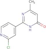 2-(2-Chloropyridin-4-yl)-6-methyl-3,4-dihydropyrimidin-4-one