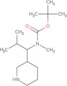 tert-Butyl N-methyl-N-[2-methyl-1-(piperidin-3-yl)propyl]carbamate