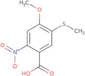 4-Methoxy-5-(methylsulfanyl)-2-nitrobenzoic acid