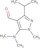 5-(Dimethylamino)-1-methyl-3-(propan-2-yl)-1H-pyrazole-4-carbaldehyde