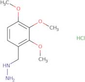 [(2,3,4-Trimethoxyphenyl)methyl]hydrazine hydrochloride