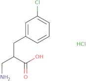 3-Amino-2-[(3-chlorophenyl)methyl]propanoic acid hydrochloride