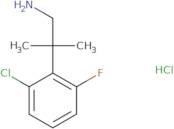 2-(2-Chloro-6-fluorophenyl)-2-methylpropan-1-amine hydrochloride