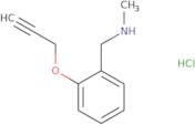 Methyl({[2-(prop-2-yn-1-yloxy)phenyl]methyl})amine hydrochloride