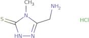 5-(Aminomethyl)-4-methyl-4H-1,2,4-triazole-3-thiol hydrochloride
