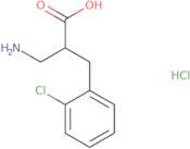 3-Amino-2-[(2-chlorophenyl)methyl]propanoic acid hydrochloride