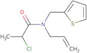 2-Chloro-N-(prop-2-en-1-yl)-N-(thiophen-2-ylmethyl)propanamide