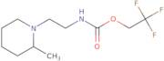 2,2,2-Trifluoroethyl N-[2-(2-methylpiperidin-1-yl)ethyl]carbamate