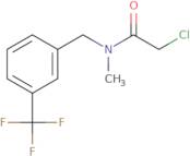 2-Chloro-N-methyl-N-{[3-(trifluoromethyl)phenyl]methyl}acetamide