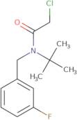 N-tert-Butyl-2-chloro-N-[(3-fluorophenyl)methyl]acetamide