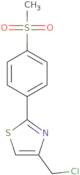 4-(Chloromethyl)-2-(4-methanesulfonylphenyl)-1,3-thiazole