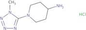 1-(1-Methyl-1H-1,2,3,4-tetrazol-5-yl)piperidin-4-amine hydrochloride