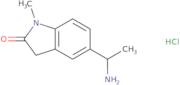 5-(1-Aminoethyl)-1-methyl-2,3-dihydro-1H-indol-2-one hydrochloride